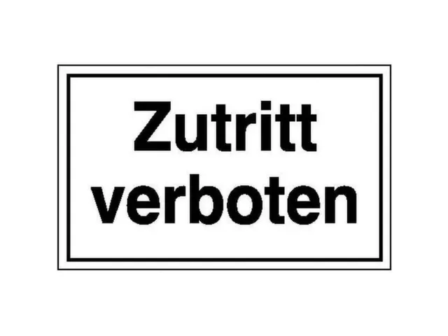 aanwijzingsbord,Verboden toegang,aluminium gemerkt,gemoffeld