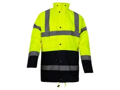 Parka Alberto 0980 jaune fluo/bleu marine Taille 4XL