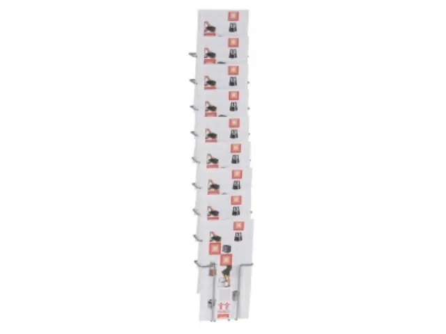 Folderrek Twinco A5 9 Compartimenten Grijs