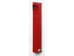 Wandasbak 3.5 liter 550x110x85mm Ral3000 Rood Slot Staal