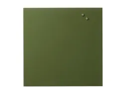 Glasmagneetbord Naga 45 x 45 cm Donkergroen