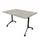 klaptafel,HxBxD 750x1200x800mm,hoekig,T-voet donkergrijs,ovale buis