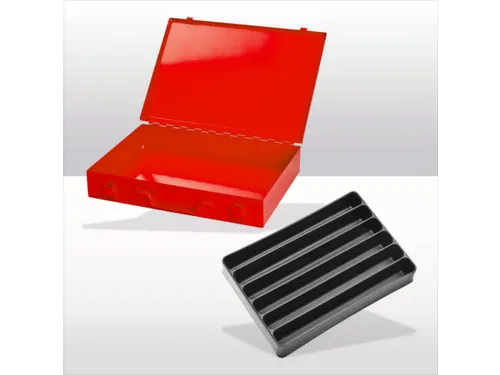 assortimentskoffer,HxBxD 50x335x240mm,6vakken