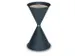 Cendrier conique tôle d'acier HxØ 730x400mm entonnoir rond autocolla