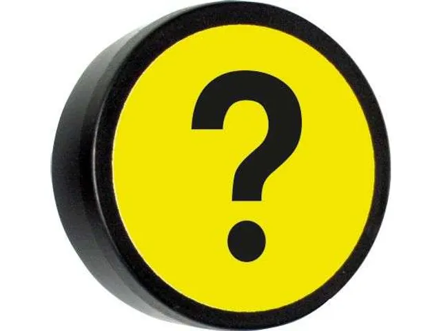 Impressiemagneet Question Mark 35mm Geel