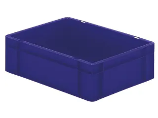 Euronorm-stapelbak 10l 120x400x300mm Wanden/bodem Gesloten Blauw - 1