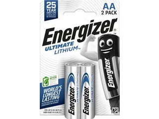 batterijen Lithium AA, blister van 2 stuks - 2