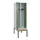 locker met bank,voor scheiding van kleding,HxBxD 2120x600x815mm,2vak