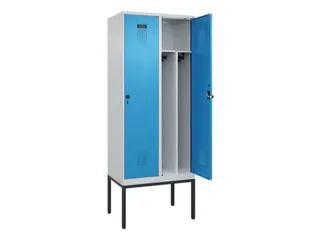 locker voor scheiding van kleding,HxBxD 2120x800x500mm,2vak - 1