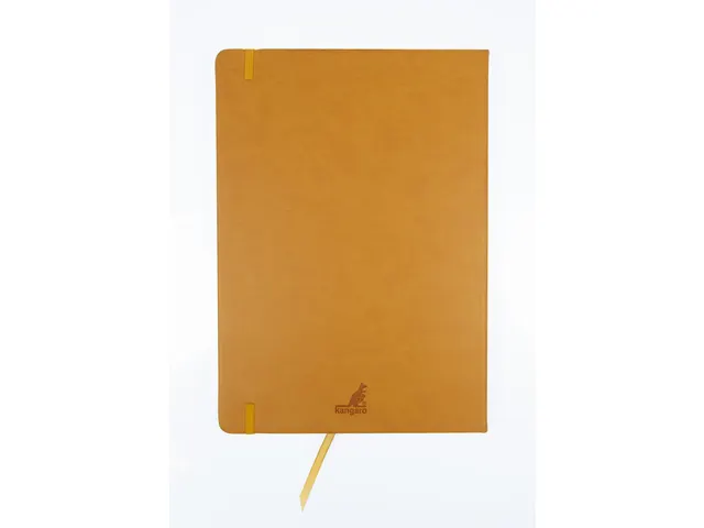 Carnet de croquis PU couverture rigide 80 feuilles A4 jaune ocre