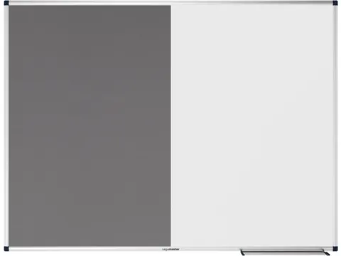 UNITE combibord grijs vilt-whiteboard 90x120cm