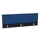 opzetpaneel,v. bureau,aanbouw achter,B 1600mm,CC-zwart,BN6016-blauw