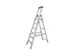 Ladder Aluminium Bordes H 1 40M 6Treden Incl. Bordes