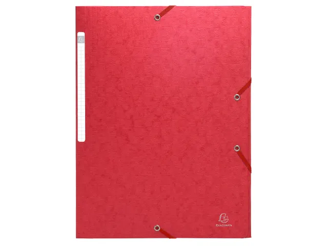 Elastomap A4 glanskarton 3 kleppen monobloc Assorti