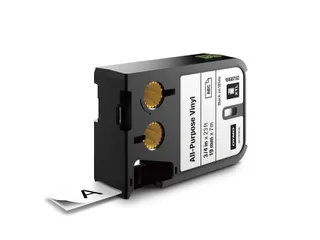 Labeltape Dymo XTL multifunctioneel 19mm zwart op wit - 2