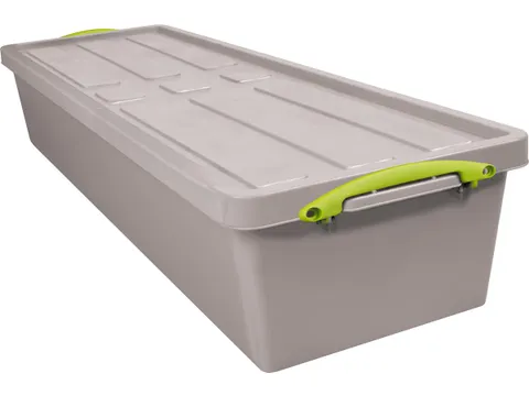 Recycled opbergdoos 23 Liter grijs Staplebaar