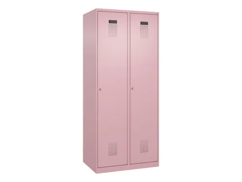 locker,HxBxD 1850x800x500mm,2vak,vak B 400mm,cil.-slot,staand op vloer