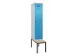 locker met bank,voor scheiding van kleding,HxBxD 2120x400x815mm,1vak