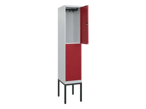 dubbeldekse locker,HxBxD 2120x400x500mm,1x2vak.,vak B 400mm