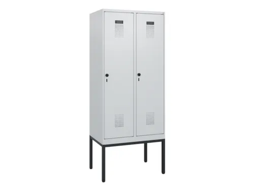 schoollocker,HxBxD 1950x800x500mm,2vak,vak B 400mm,draaigrendel