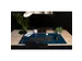 Onderlegger PU 43x90 cm tropisch/cyaan