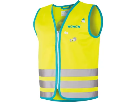 Crazy Monster Jacket Reflecterend Fluohesje Kind Geel Small