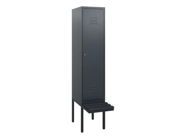 locker met bank,HxBxD 1950x400x815mm,1vak,vak B 400mm,cil.-slot