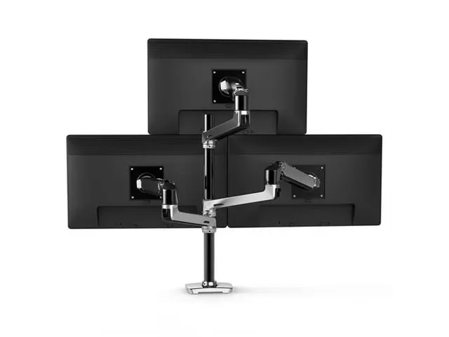 Monitorarm Duo Lx Dual Stacking 2 schermen 40 Inch Zilver