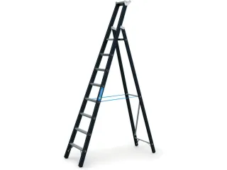 Zwaarlastladder Aluminium Boom L 2 71M 8Sporten Bordes H 2 12M - 3