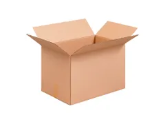 Carton américain pliable 400x600x350mm simple cannelure Brun 20pcs