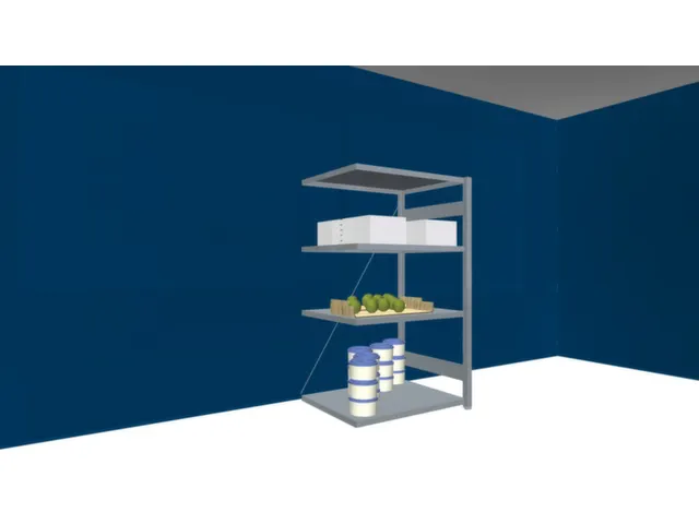 Rayonnage En Acier Sans Boulons élément Suivant H x l x p 1750 