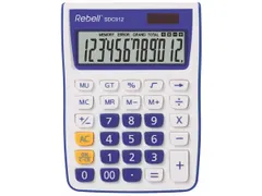 Calculator Rebell-SDC912VL-BX wit-violet desktop