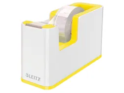Plakbandhouder Leitz WOW wit/geel