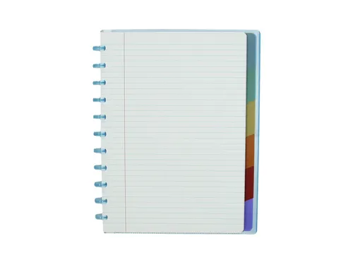 Schrift Atoma A4+ lijn 120blz 90gr PP transparant assorti