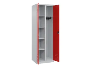 wasgoedverdeelkast,HxBxD 1850x600x500mm,vak B 300mm,cilinderslot - 2