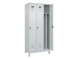 locker voor scheiding van kleding,HxBxD 1950x900x500mm,3vak - 1