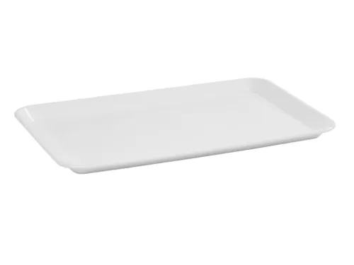 Vitrineschaal 30 cm Wit
