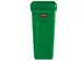 Slim Jim Afvalcontainer Met Luchtsleuven 60 Liter Groen