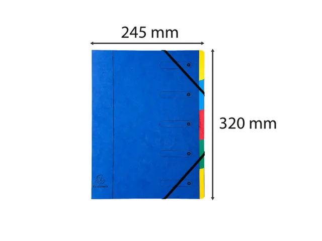 Sorteermap Harmonika 5 vak ass