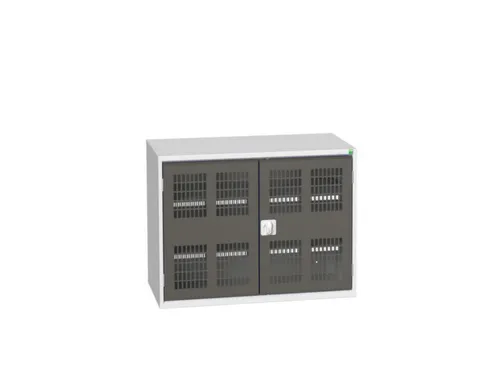 universele kast,HxBxD 800x1050x550mm,2xStalen bodem,draaigrendelslot