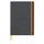 Notitieboek Rhodia A5 lijn 80 vel 90gr titanium