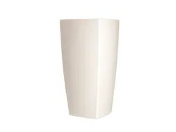 plantenpot,trapeziumvormig,PE,signaalwit,HxBxD 700x360x360mm