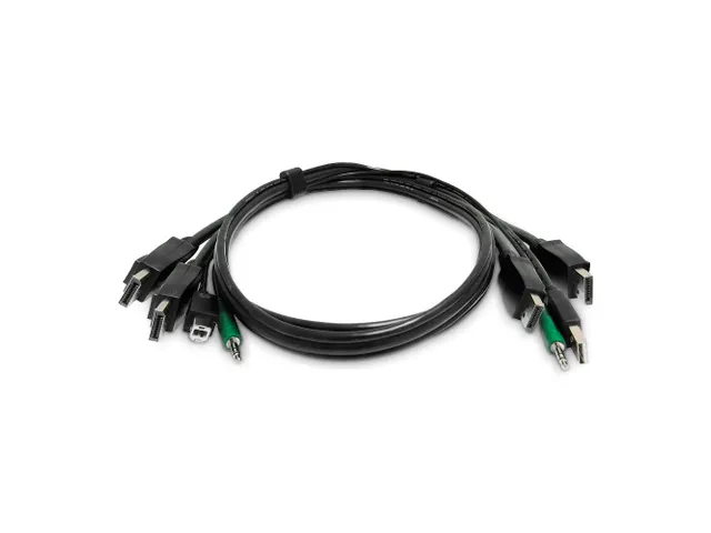 1.8 Meter Dual-DisplayPort KVM Kabel