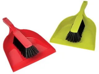 Stofblik met handveger PVC assorti kleuren - 1