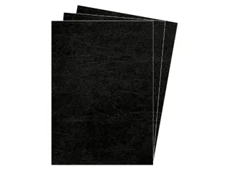 Voorblad Fellowes A4 lederlook zwart 25 stuks - 4
