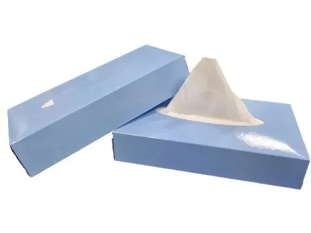 Facial tissues 2-laags cellulose wit 21x20cm 40x100 Stuks