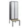 locker met bank,HxBxD 1950x600x815mm,2vak,vak B 300mm,cil.-slot
