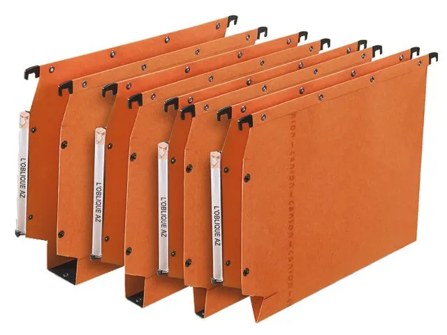 Hangmap Oblique Azv Ultimate Mark5 Lateraal A4 U-bodem 50mm Oranje