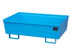 Opvangbak 2x 200l Opvangvol. 246l Blauw 415x 1200x 800mm Open