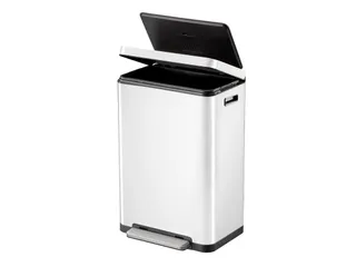 X-Cube pedaalemmer 45 Liter Wit Mat RVS - 2